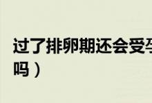 過(guò)了排卵期還會(huì)受孕嗎（過(guò)了排卵期還會(huì)懷孕嗎）