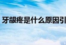 牙齦疼是什么原因引起（牙齦疼是什么原因）