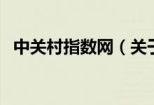 中關村指數(shù)網（關于中關村指數(shù)網的介紹）