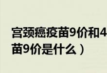宮頸癌疫苗9價(jià)和4價(jià)價(jià)目表2019（宮頸癌疫苗9價(jià)是什么）