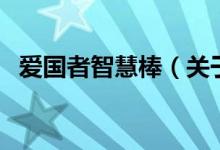 愛國者智慧棒(關(guān)于愛國者智慧棒的介紹)