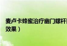 麥盧卡蜂蜜治療幽門(mén)螺桿菌（麥盧卡蜂蜜治療幽門(mén)螺桿菌的效果）