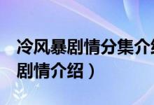 冷風暴劇情分集介紹（電視劇冷風暴1-5集的劇情介紹）