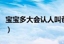 寶寶多大會認人叫爸爸媽媽（寶寶多大會認人）