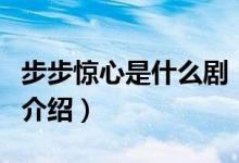 步步驚心是什么?。P(guān)于步步驚心是什么劇的介紹）