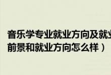 音樂(lè)學(xué)專業(yè)就業(yè)方向及就業(yè)前景分析（2022音樂(lè)學(xué)專業(yè)就業(yè)前景和就業(yè)方向怎么樣）