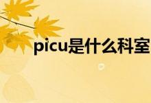 picu是什么科室（PICU是什么科室）