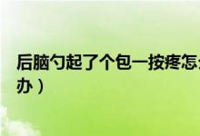 后腦勺起了個包一按疼怎么辦（后腦勺起了個包一按疼怎么辦）
