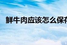 鮮牛肉應(yīng)該怎么保存（具體的方法是什么）