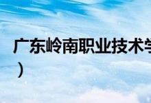 廣東嶺南職業(yè)技術(shù)學(xué)院評價好不好（排名第幾）