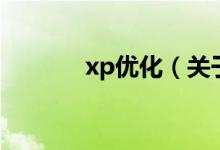 xp優(yōu)化（關(guān)于xp優(yōu)化的介紹）