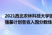 2021西北農(nóng)林科技大學強基計劃（2022西北農(nóng)林科技大學強基計劃各省入圍分數(shù)線是多少）