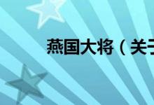 燕國(guó)大將（關(guān)于燕國(guó)大將的介紹）