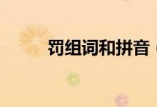 罰組詞和拼音（漢字罰怎么組詞）