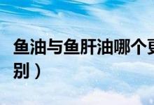 魚油與魚肝油哪個更重要（魚油與魚肝油的區(qū)別）