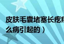 皮膚毛囊堵塞長疙瘩怎么治（皮膚長疙瘩是什么病引起的）