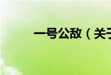一號(hào)公敵（關(guān)于一號(hào)公敵的介紹）
