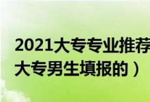 2021大專(zhuān)專(zhuān)業(yè)推薦（2022有哪些專(zhuān)業(yè)是適合大專(zhuān)男生填報(bào)的）