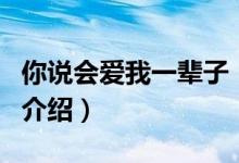 你說會愛我一輩子（關于你說會愛我一輩子的介紹）