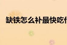 缺鐵怎么補(bǔ)最快吃什么食物（缺鐵怎么補(bǔ)）