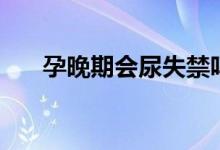 孕晚期會(huì)尿失禁嗎（孕晚期會(huì)失眠嗎）