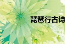 琵琶行古詩(shī)原文（琵琶行）