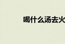 喝什么湯去火（喝什么湯去火）