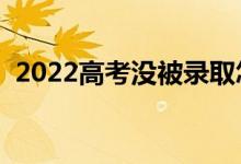 2022高考沒被錄取怎么辦（還能上大學(xué)嗎）