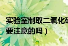 實(shí)驗(yàn)室制取二氧化硫的化學(xué)方程式（有什么需要注意的嗎）