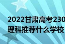 2022甘肅高考230-240分能報什么專科（文理科推薦什么學(xué)校）