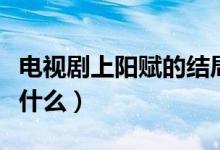 電視劇上陽(yáng)賦的結(jié)局（電視劇上陽(yáng)賦大結(jié)局是什么）