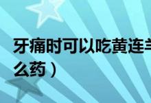 牙痛時可以吃黃連羊肝丸么（牙痛時可以吃什么藥）