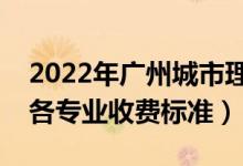 2022年廣州城市理工學(xué)院學(xué)費(fèi)多少錢（一年各專業(yè)收費(fèi)標(biāo)準(zhǔn)）