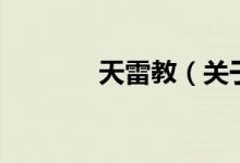天雷教（關(guān)于天雷教的介紹）