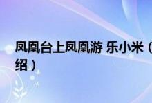 鳳凰臺(tái)上鳳凰游 樂(lè)小米（關(guān)于鳳凰臺(tái)上鳳凰游 樂(lè)小米的介紹）
