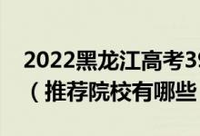 2022黑龍江高考390-400分適合上什么?？疲ㄍ扑]院校有哪些）