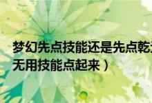 夢(mèng)幻先點(diǎn)技能還是先點(diǎn)乾元丹（夢(mèng)幻西游靠乾元丹讓玩家把無(wú)用技能點(diǎn)起來(lái)）