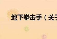 地下拳擊手（關于地下拳擊手的介紹）