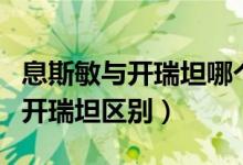 息斯敏與開瑞坦哪個抗過敏效果好（息斯敏與開瑞坦區(qū)別）