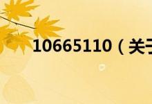 10665110（關于10665110的介紹）