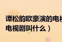 譚松韻歐豪演的電視劇（譚松韻歐豪一起演的電視劇叫什么）