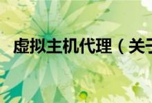 虛擬主機(jī)代理（關(guān)于虛擬主機(jī)代理的介紹）