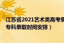 江蘇省2021藝術(shù)類高考錄取新方案（2022江蘇高考藝術(shù)類專科錄取時間安排）