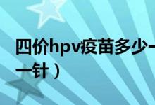 四價hpv疫苗多少一支（四價hpv疫苗多少錢一針）