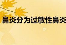 鼻炎分為過(guò)敏性鼻炎和什么（鼻炎分為幾類）