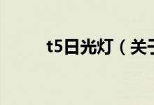 t5日光燈（關(guān)于t5日光燈的介紹）