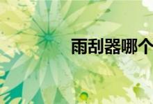 雨刮器哪個牌子好（雨刮）