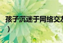 孩子沉迷于網絡交友（孩子沉迷于網絡怎么辦）