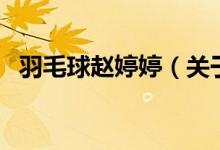羽毛球趙婷婷（關于羽毛球趙婷婷的介紹）