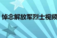 悼念解放軍烈士視頻（悼念烈士的句子簡(jiǎn)短）